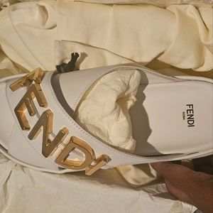 Brand new size 8.5 fendi slides